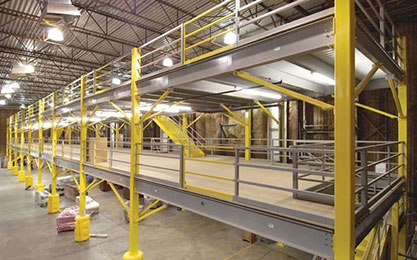 肥城金槐（huái）酒水鋼結構平台