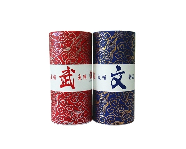 廠（chǎng）家定（dìng）製白酒精裝（zhuāng）禮盒 個性化紅（hóng）酒禮盒雙支單支裝 圓筒包（bāo）裝盒