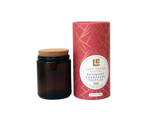 廠家定（dìng）製 堅果紙筒盒 巧克力圓筒盒 茶葉 幹貨糖果紙罐